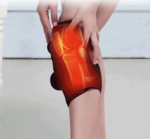 Electric Infrared Heating Knee Massager Wrap – Vibration Therapy for Knee & Elbow Pain Relief