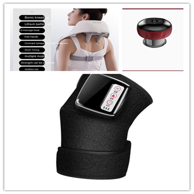 Electric Infrared Heating Knee Massager Wrap – Vibration Therapy for Knee & Elbow Pain Relief