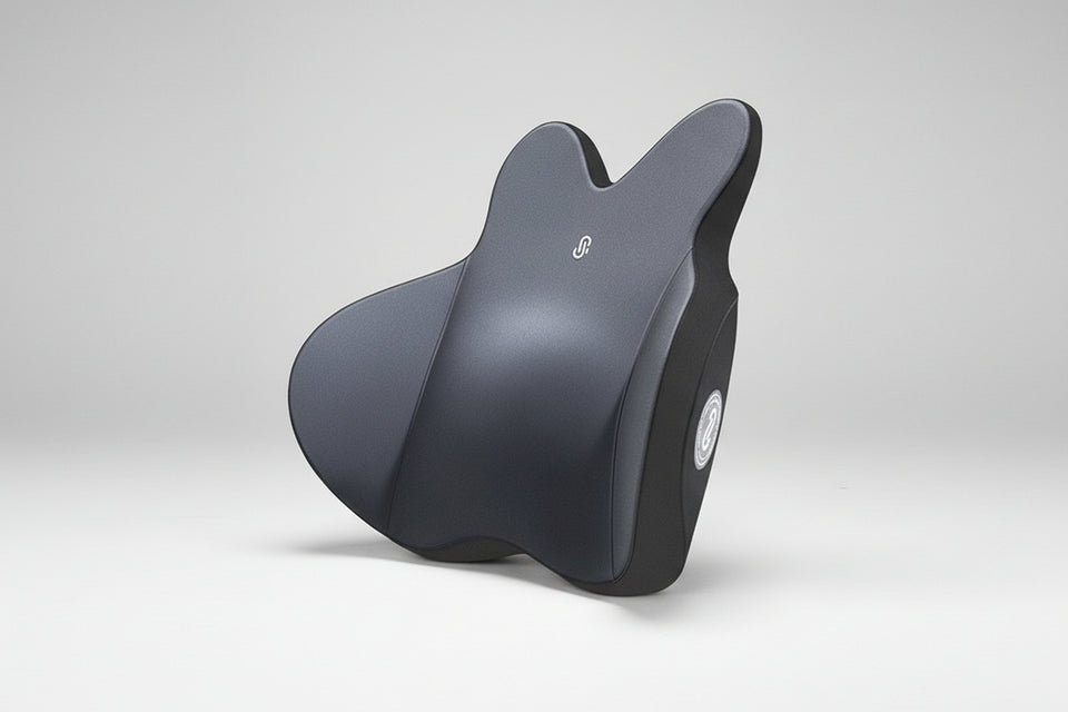 Memory Foam Car Neck & Lumbar Support Pillow Set