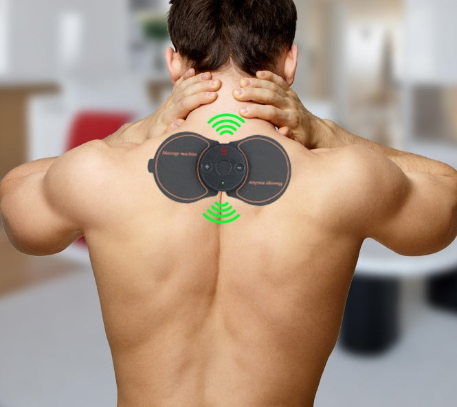 Wireless EMS Mini Neck & Shoulder Massager – Smart Muscle Stimulator Pad