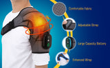 3-Speed Electric Vibration Shoulder Massager Pad – Adjustable Pain Relief Wrap