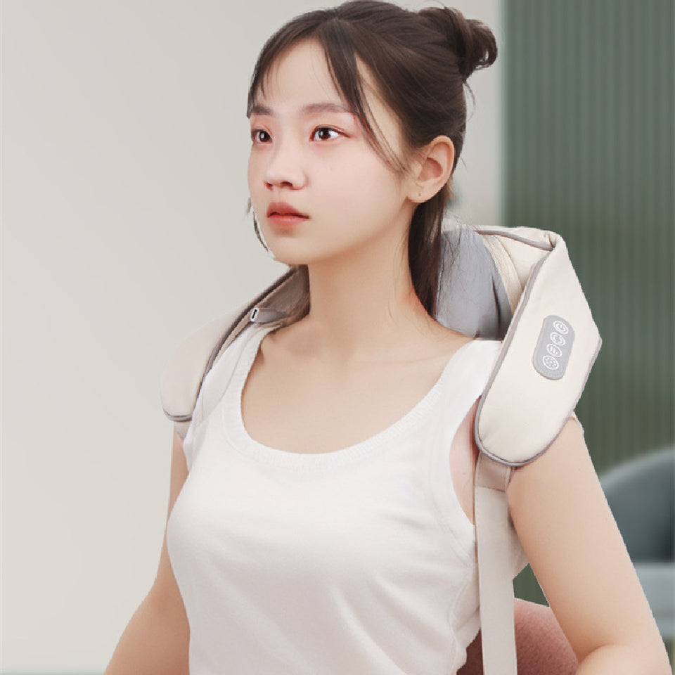 Electric Trapezius Neck & Shoulder Massager – Deep Tissue Waist & Upper Back Relief
