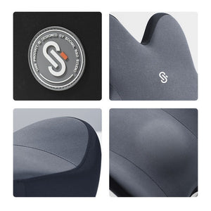 Memory Foam Car Neck & Lumbar Support Pillow Set